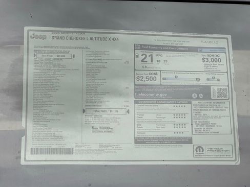 New 2025 Jeep Grand Cherokee L Altitude image 30