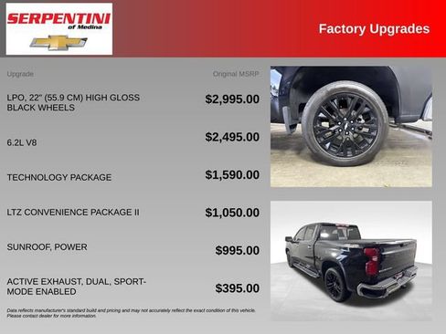 Used 2025 Chevrolet Silverado 1500 LTZ w/ Technology Package AWD/4WD image 5
