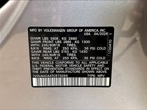 New 2026 Volkswagen Atlas SE AWD/4WD image 8