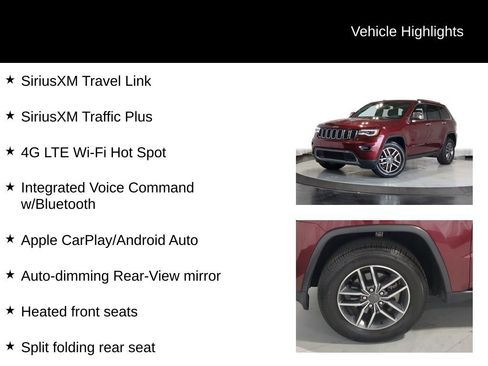Used 2020 Jeep Grand Cherokee Limited w/ Premium Lighting Group AWD/4WD image 32