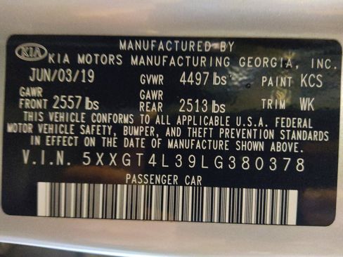 Used 2020 Kia Optima LX image 33