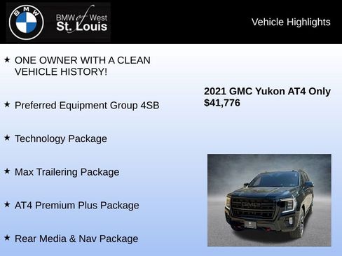 Used 2021 GMC Yukon AT4 w/ AT4 Premium Plus Package image 8