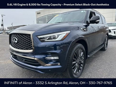 Certified 2023 INFINITI QX80 Premium Select w/ Cargo Package image 1