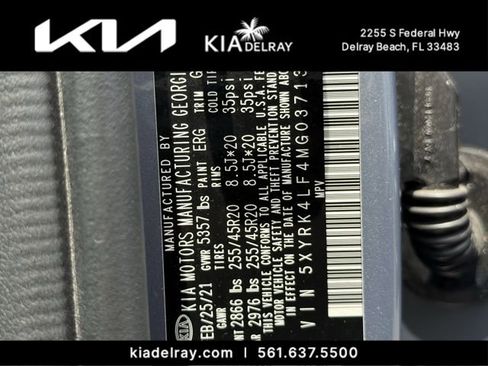 Used 2021 Kia Sorento SX FWD image 34