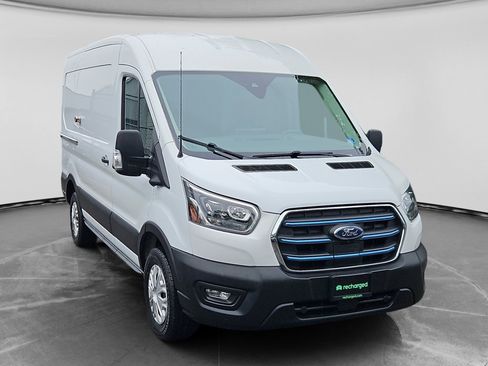 Used 2022 Ford E-Transit Medium Roof w/ Load Area Protection Package RWD image 4