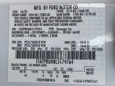 Used 2020 Ford Mustang Premium image 39