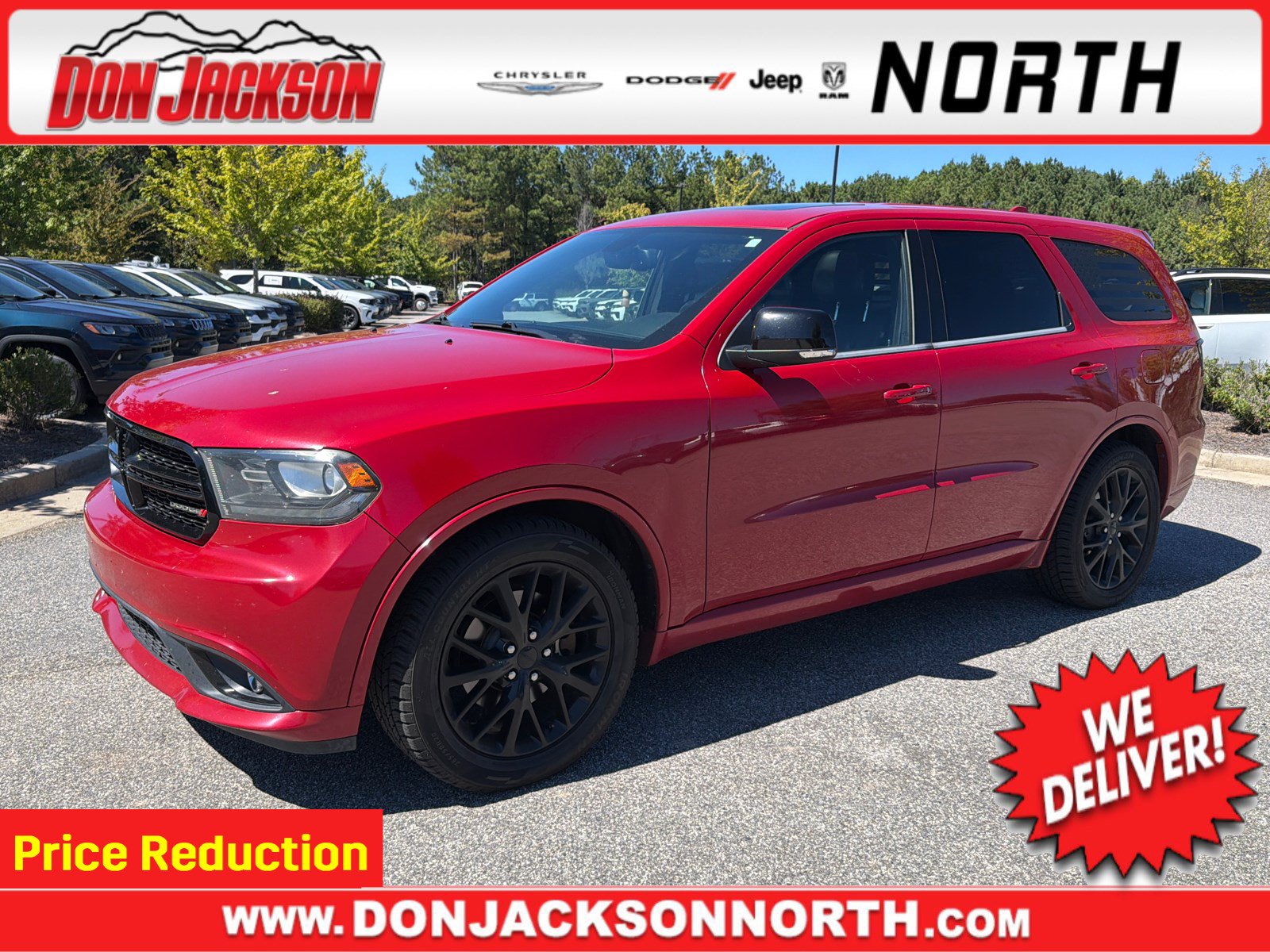Used 2015 Dodge Durango R/T w/ Blacktop Package AWD/4WD image 1