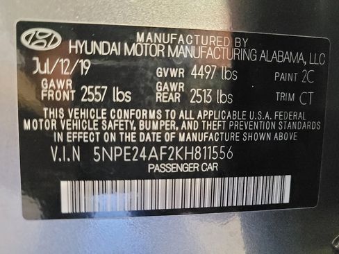 Used 2019 Hyundai Sonata SE FWD image 33