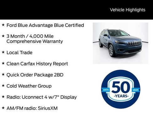 Used 2019 Jeep Cherokee Latitude Plus w/ Cold Weather Group AWD/4WD image 6