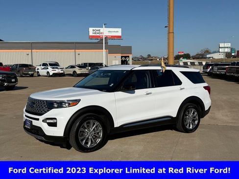 Certified 2023 Ford Explorer Limited w/ Equipment Group 301A image 1