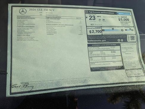 New 2026 Mercedes-Benz GLE 350 GLE 350 image 16