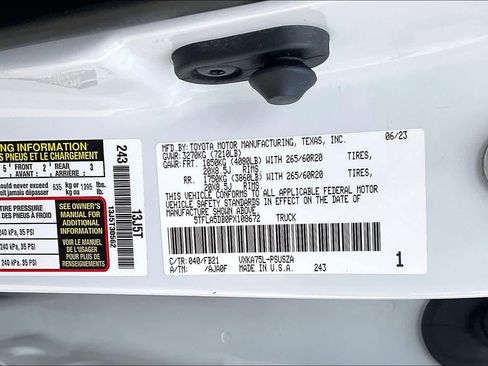 Used 2023 Toyota Tundra SR5 AWD/4WD image 33