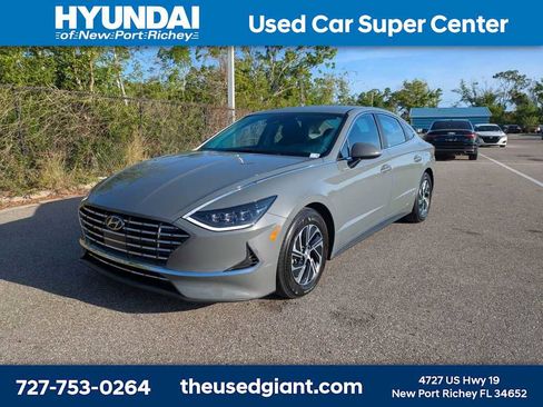 Used 2023 Hyundai Sonata Blue w/ Cargo Package image 1