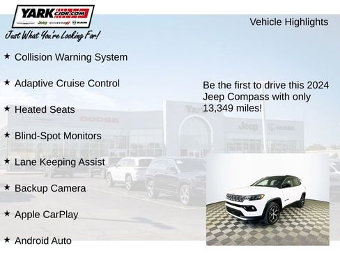Certified 2024 Jeep Compass Limited image 12