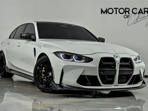 Used 2022 BMW M3 Competition w/ M Carbon Exterior Package RWD image 1