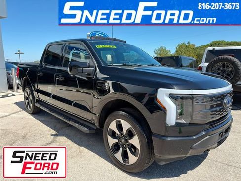 Used 2023 Ford F150 Lightning Platinum AWD/4WD image 1