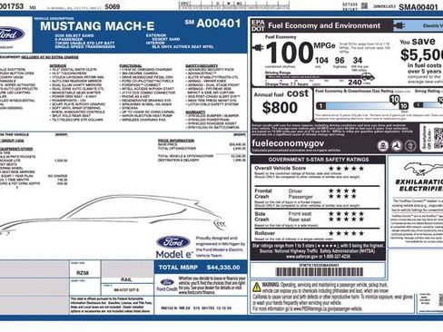 Used 2025 Ford Mustang Mach-E Select w/ Comfort Package Lite AWD/4WD image 41