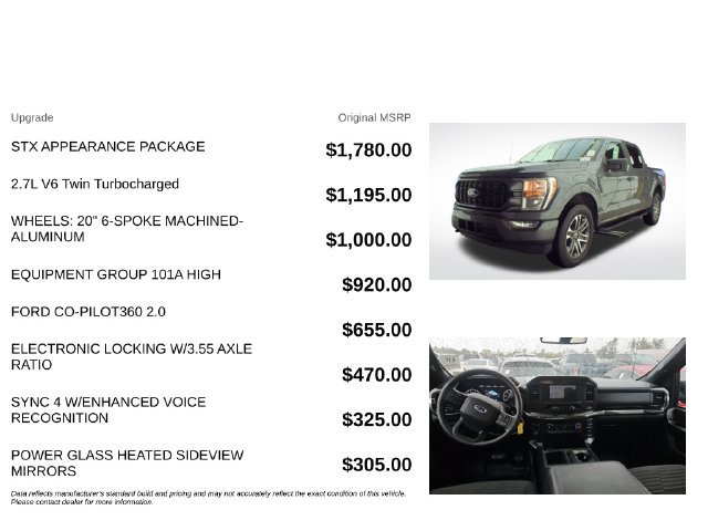 Used 2021 Ford F150 XL w/ STX Appearance Package AWD/4WD image 3