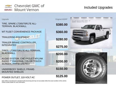 Used 2016 Chevrolet Silverado 2500 W/T w/ WT Fleet Convenience Package AWD/4WD image 6