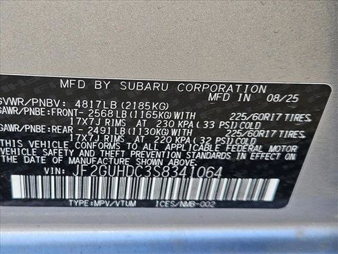 New 2025 Subaru Crosstrek 2.5i Premium image 17