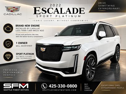 Used 2022 Cadillac Escalade Sport Platinum w/ Heavy-Duty Trailer Package