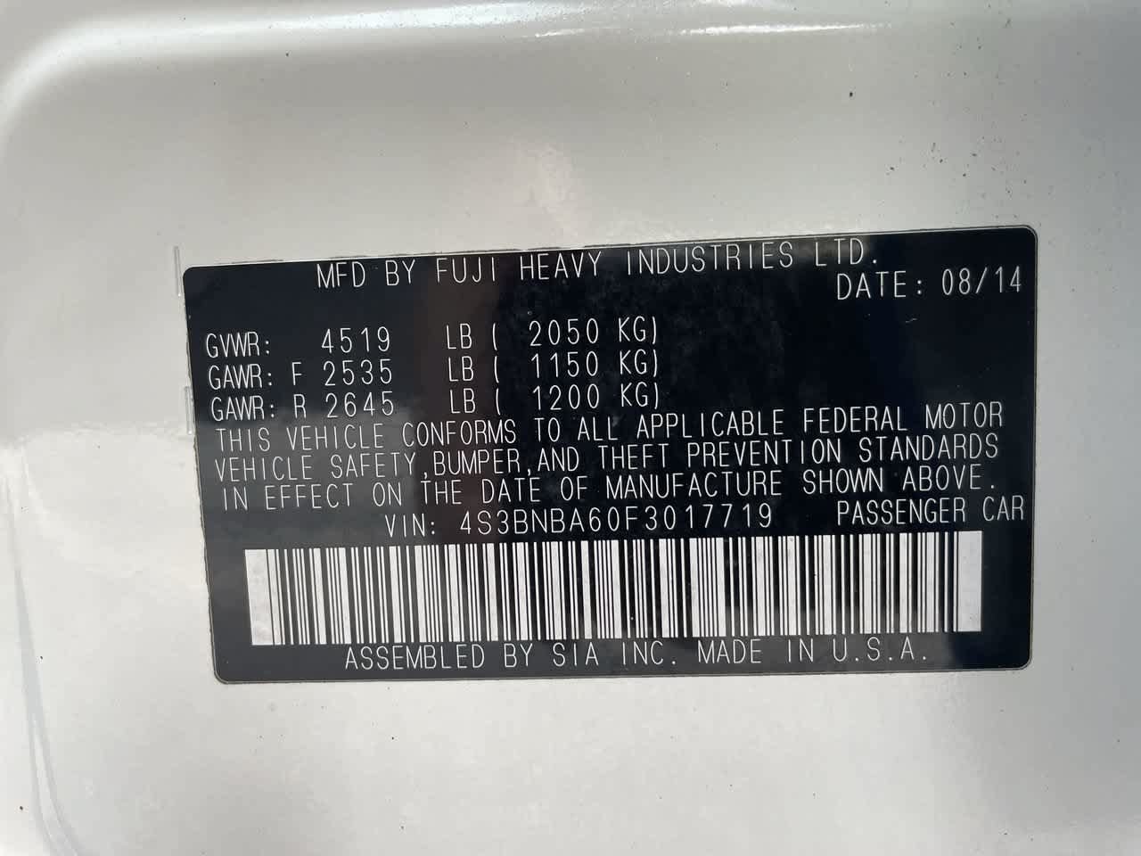 Used 2015 Subaru Legacy 2.5i AWD/4WD image 28