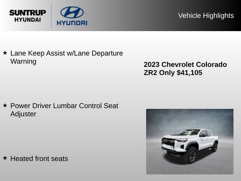 Used 2023 Chevrolet Colorado ZR2 w/ ZR2 Convenience Package III AWD/4WD image 24