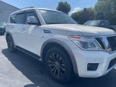 Used 2017 Nissan Armada Platinum w/ Captain Seat Package AWD/4WD image 2