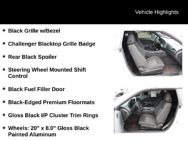 Used 2018 Dodge Challenger SXT w/ Blacktop Package RWD image 8