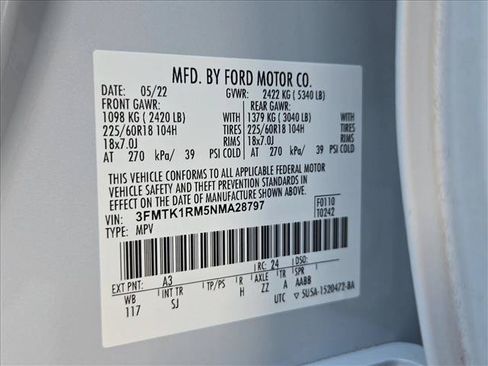 Certified 2022 Ford Mustang Mach-E Select RWD image 25