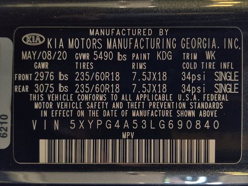 Used 2020 Kia Sorento FWD V6 image 33