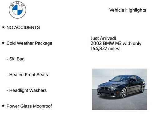 Used 2002 BMW M3 Coupe RWD image 8