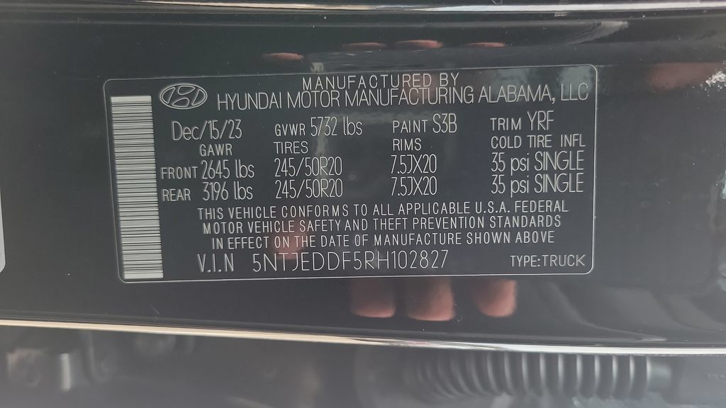 Used 2024 Hyundai Santa Cruz Limited AWD/4WD image 25