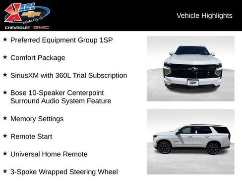 Certified 2025 Chevrolet Tahoe RST w/ Comfort Package AWD/4WD image 3