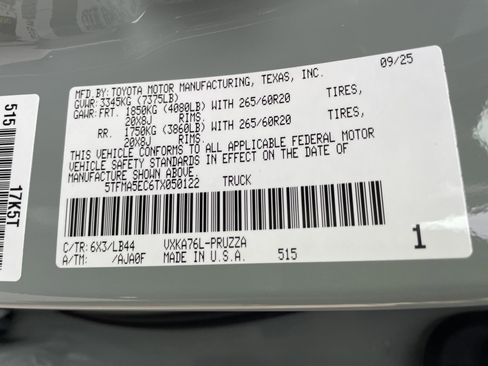 New 2026 Toyota Tundra 1794 Edition image 24