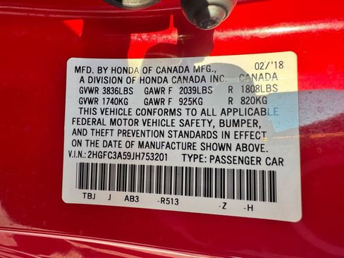 Used 2018 Honda Civic Si image 37