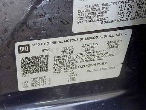 Used 2023 Chevrolet Silverado 1500 LT w/ Protection Package AWD/4WD image 36