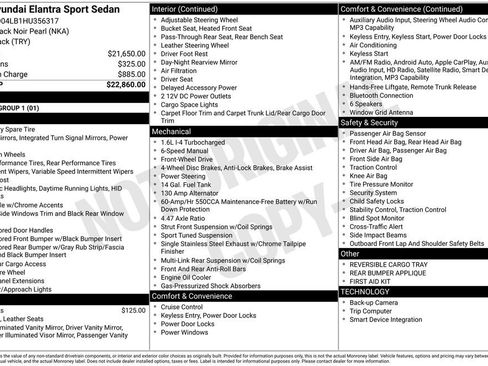 Used 2017 Hyundai Elantra Sport image 6