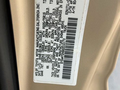 Used 2002 Toyota Tacoma 4x4 Xtracab image 23