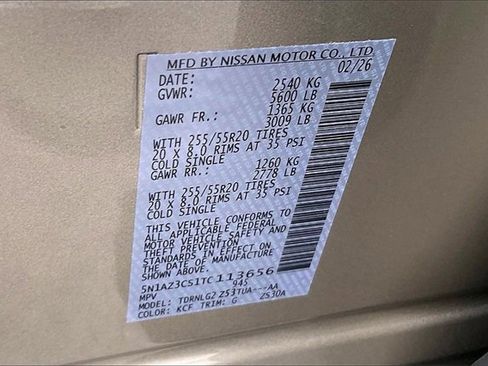 New 2026 Nissan Murano SL image 8