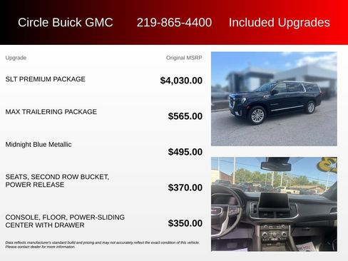 Used 2023 GMC Yukon XL SLT w/ SLT Premium Package AWD/4WD image 3