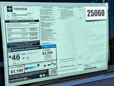 New 2026 Toyota Camry XLE AWD/4WD image 5