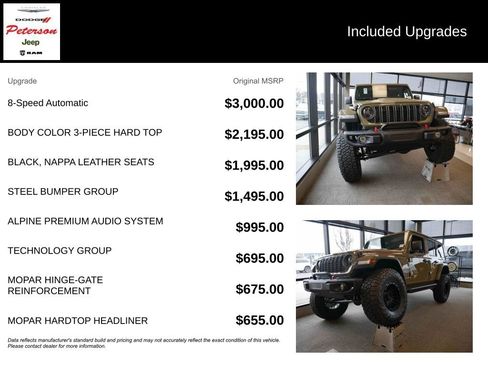 New 2026 Jeep Wrangler Unlimited Rubicon w/ Steel Bumper Group AWD/4WD image 13