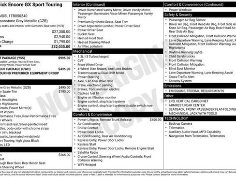 New 2026 Buick Encore GX Sport Touring w/ Comfort Package image 4