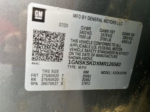 Used 2021 Chevrolet Tahoe Premier w/ Premium Package image 19