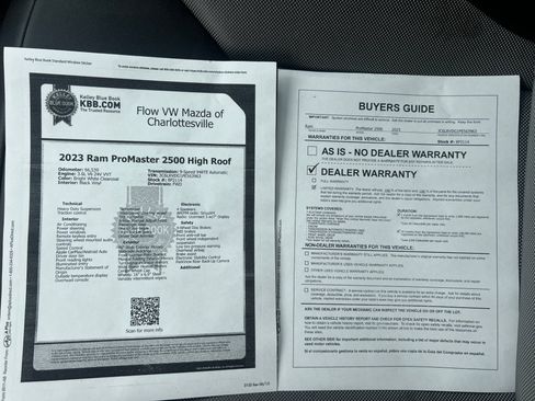 Used 2023 RAM ProMaster 2500 FWD image 32