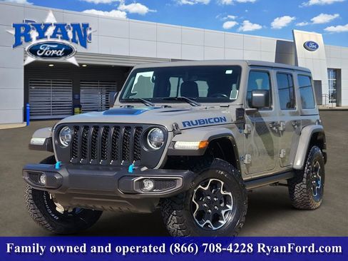Used 2023 Jeep Wrangler Unlimited Rubicon 4xe w/ Safety Group image 1
