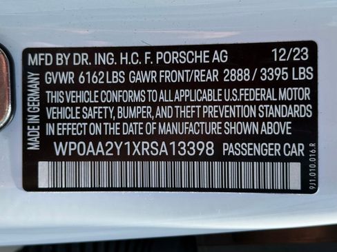 Certified 2024 Porsche Taycan RWD image 37