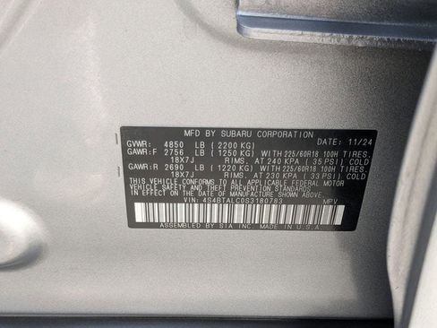 Used 2025 Subaru Outback Onyx Edition AWD/4WD image 31