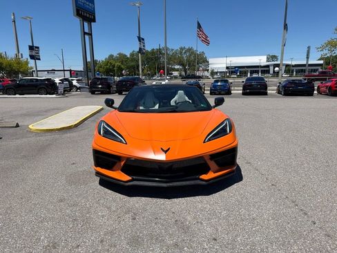 Used 2023 Chevrolet Corvette Stingray Coupe w/ Chrome Exterior Badge Package RWD image 1